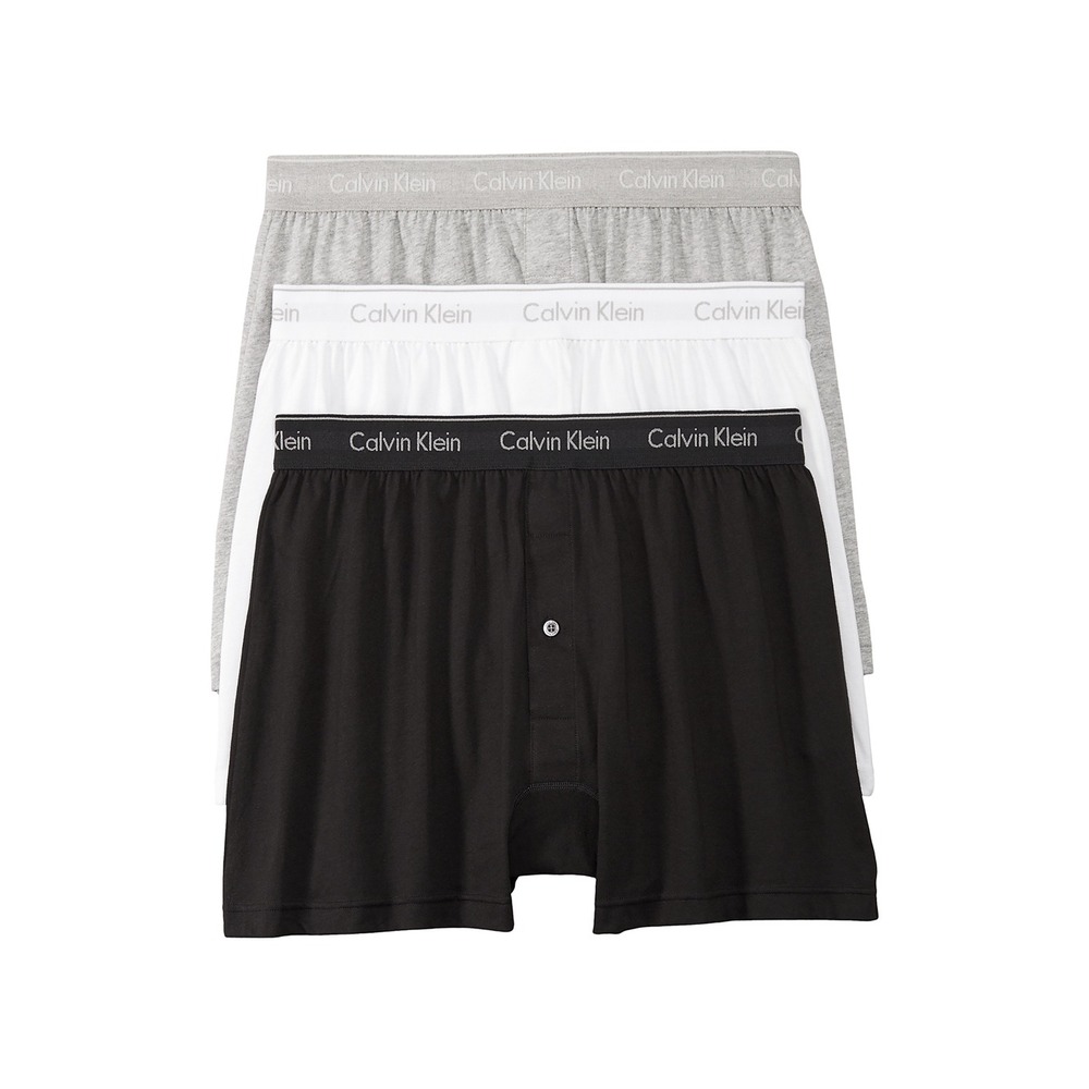 Calvin Klein Boxers Mens Medium Black Grey White New With Tags